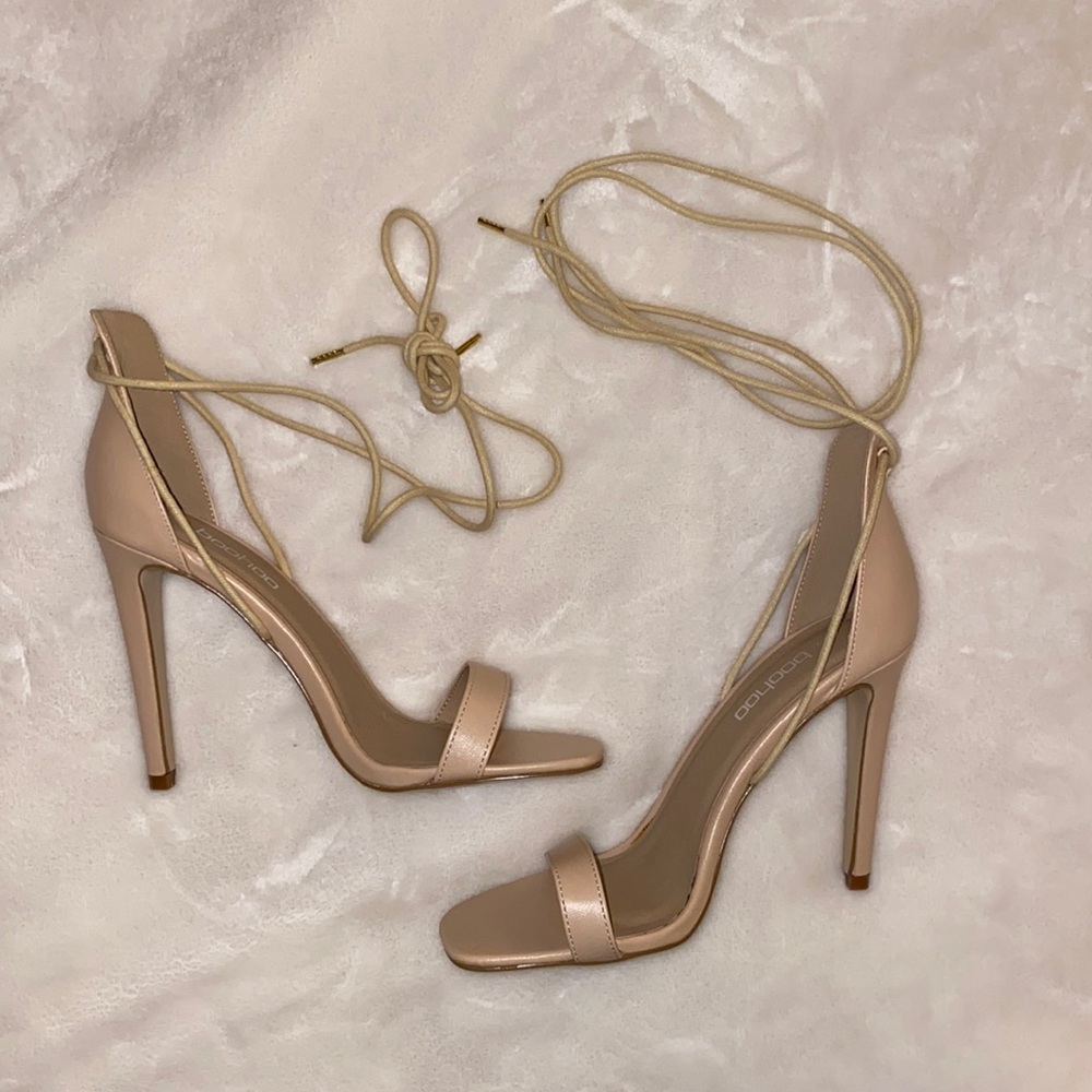 Nude Strappy Heels